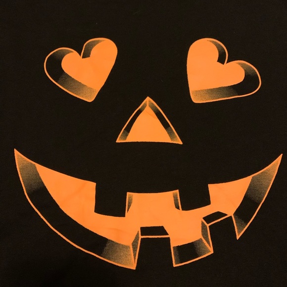 🌼 🎃 City Streets Girls Shirt Size 2XL 20 1/2 Halloween Pumpkin Shirt - Picture 2 of 4